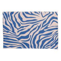 Impressão Zebra Azul Zebra Stripe Impressão Animal