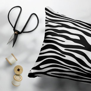 Impressão Zebra, Banhas Zebra, Preto E Branco