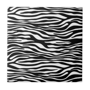 Impressão Zebra, Banhas Zebra, Preto E Branco