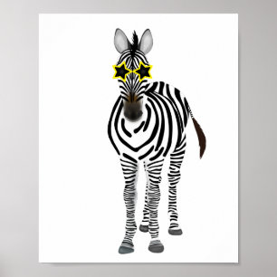 Impressão Zebra, Poster de Valor (Matte)