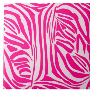 Impressão zebra rosa