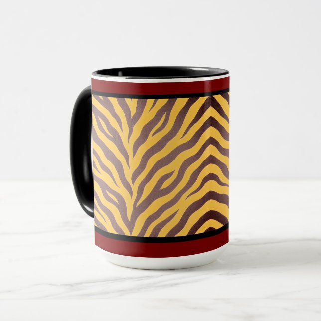 "IMPRESSÃO ZULU" - CANECA DE CAFÉ DE 15 OZ. (Frente Esquerda)