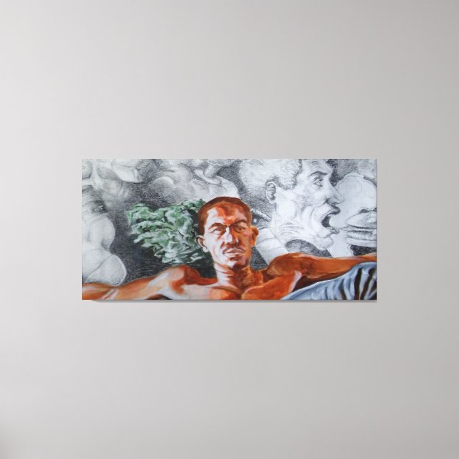 Impressionante Arte Mídia Mista: Impressões de Bel (Frente)