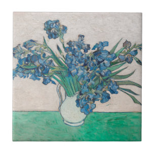 Impressionismo da pintura de Van Gogh Iris Vase
