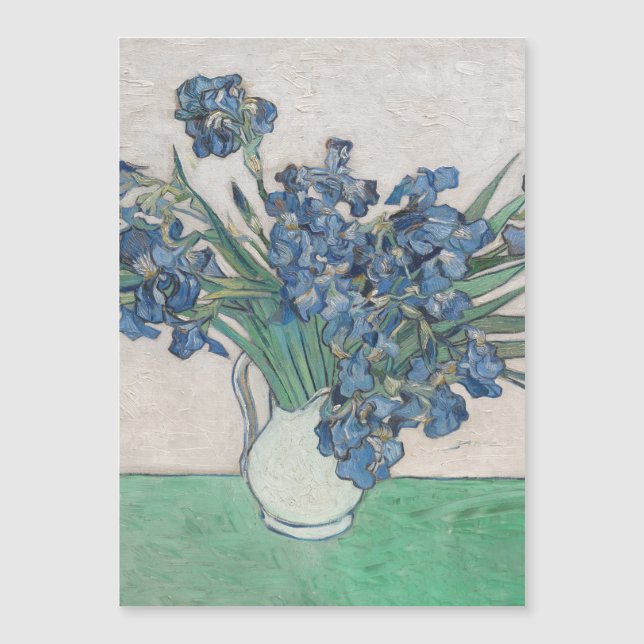 Impressionismo da pintura de Van Gogh Iris Vase (Frente)