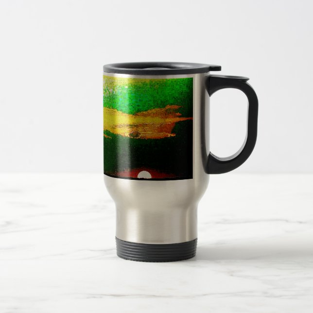 Impressionista Caneca de viagem de alumínio sunset (Direita)