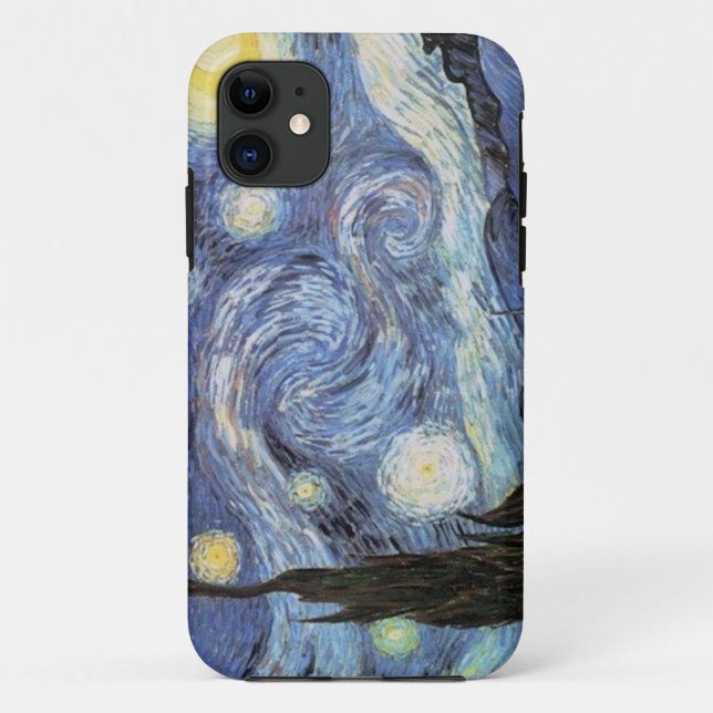 Impressionista da capas de iphone Starry Night Van (Verso)