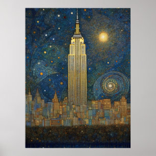 Impressionista Estilo Império Poster