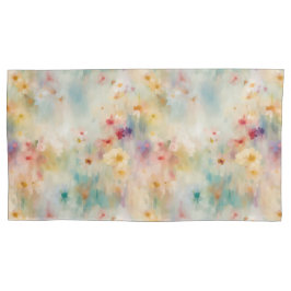 Impressionista Flor Meadow King Caso Travesseiro