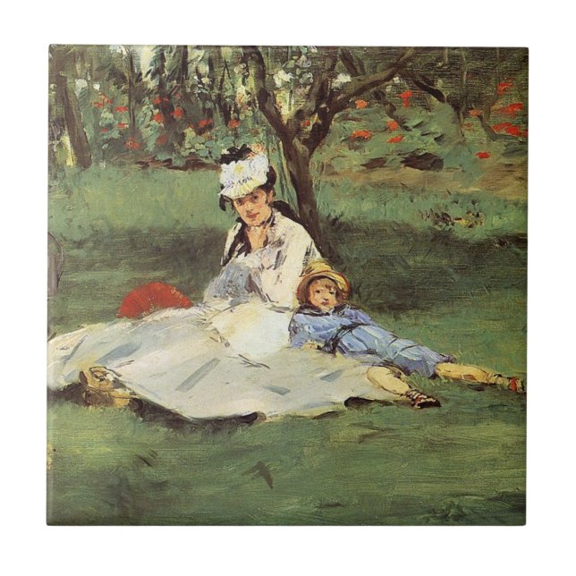 Impressionista Manet Pintura da Família Francesa (Frente)