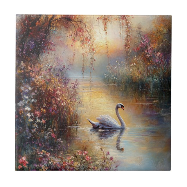 Impressionista Swan Rustic (Frente)