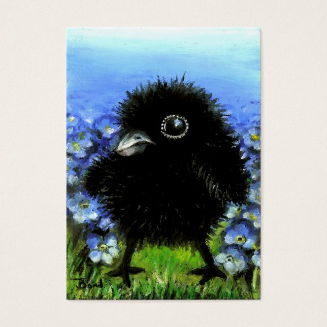 Impressões ACEO de Baby Raven (Frente)