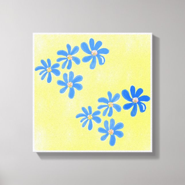 Impressões Amarelos de Arte Simples Original (Frente)