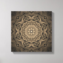 impressões calçados na areia Mandala 3