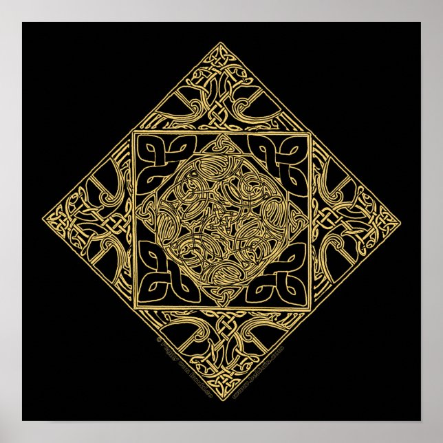 Impressões Celtas De Cordas Célticas (Frente)