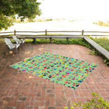 Impressões coloridas de pata