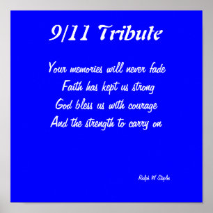 impressões de 9/11 de tributo