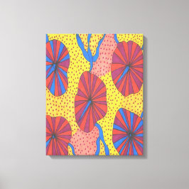 Impressões de Abstrato de Arte de Funk Retro Laran