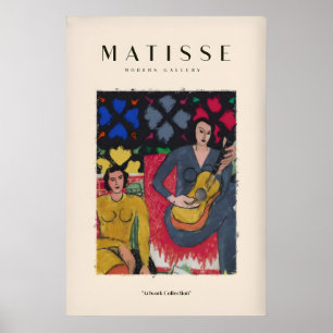 Impressões de Arte de Matisse - Duas Mulheres Inte