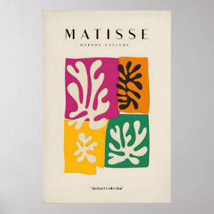 Impressões de Arte de Matisse - Folhas Abstratas d