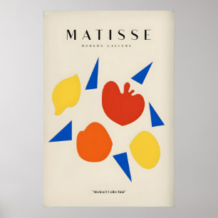 Impressões de Arte de Matisse - Formas de Frutas A