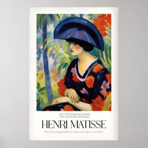 Impressões de Arte de Matisse - Jardim da Mulher c