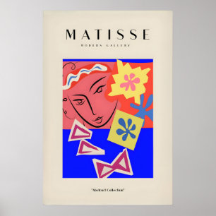 Impressões de Arte de Matisse - Rosto Abstrato com