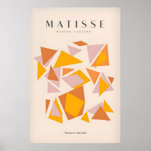 Impressões de Arte de Matisse - Triângulos Geométr