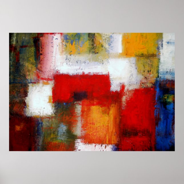 Impressões de Arte de Pintura Abstrata Moderna Pos (Frente)