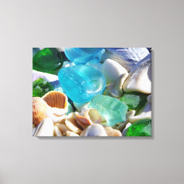 Impressões de Arte de Vidro Verde Azul Canvas Cost