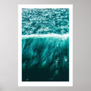Impressões de Arte Triptico de Surf Praia Oceânica