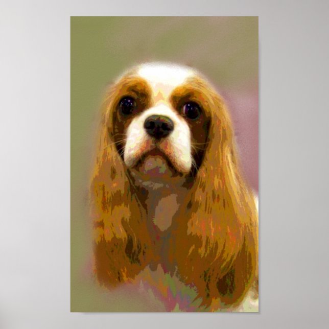 Impressões de Belas Artes Cavalier King Charles Sp (Frente)