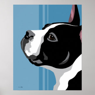 Impressões de Boston Terrier