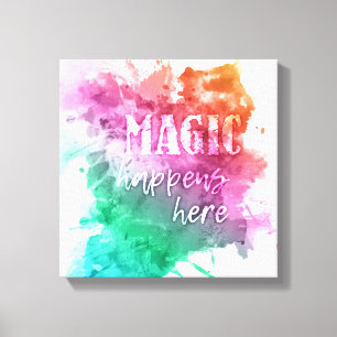 impressões de canvas "mágica"