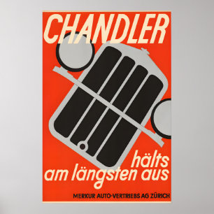 Impressões de Cartazes Antigos de Chandler Auto