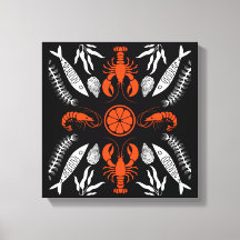 Impressões de Decoração de Arte Marinha