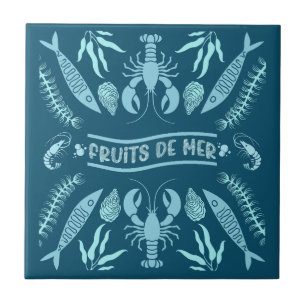 Impressões de Decoração de Arte Marinha