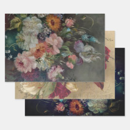 Impressões DE DESCOLAGEM FLORAL DE PESO PESADO 