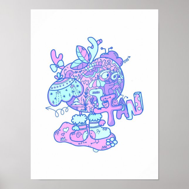 Impressões De Maçã De Natal Original (Frente)