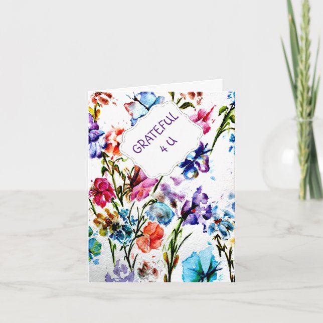 IMPRESSÕES DE PAPA DE PUPPY | CARTÕES DE AGRADECIM (Frente)