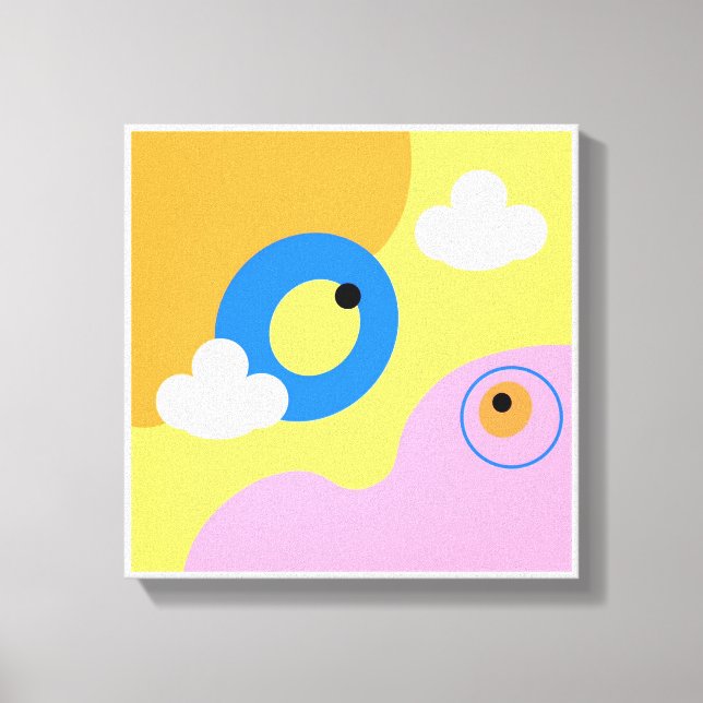 Impressões de pássaros Amarelos de Arte Simples Or (Frente)