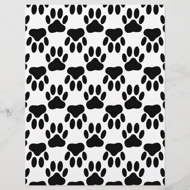 Impressões De Pata De Cachorro Para Cima E Para Ba (Frente)