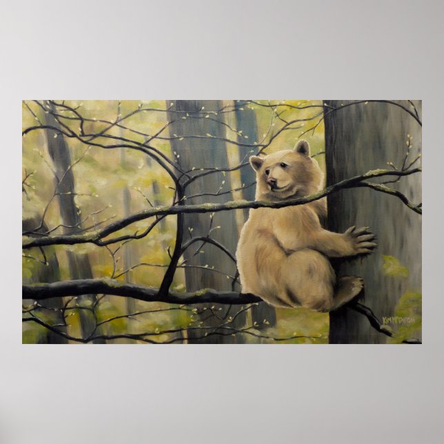 Impressões de pintura do Urso Impressão Kermode Be (Frente)