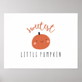 Impressões de pôster da abóbora mais doce 