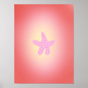 Impressões de Starfish de Arte Simples Original
