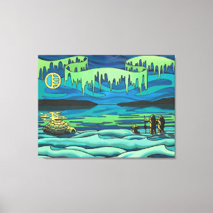 Impressões de tela de Impressão Inuit Love Pintu