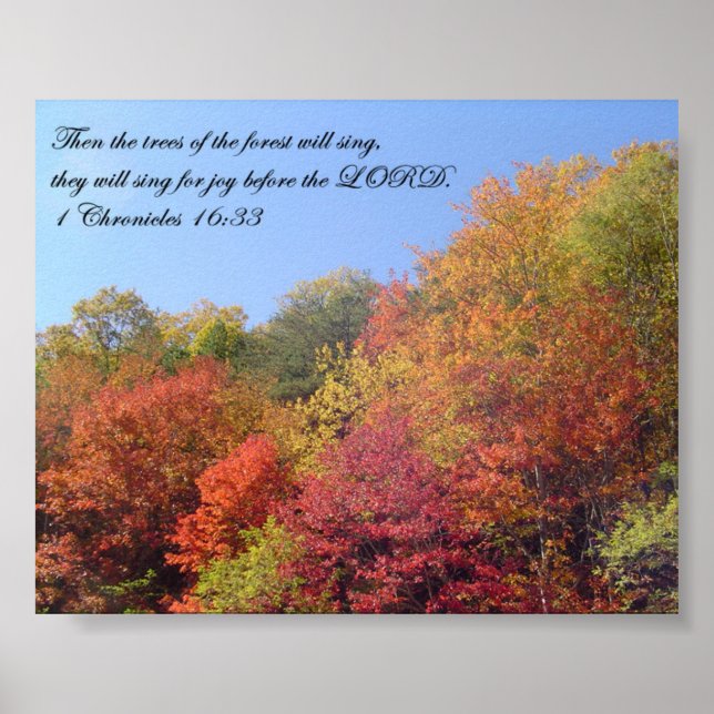 Impressões e Posters: Cantinho das Árvores (Frente)