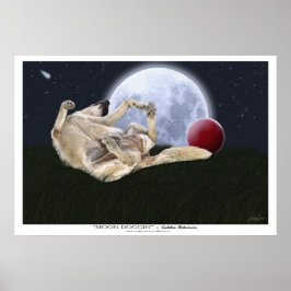 impressões e Posters de arte "MOON DOGGIN"