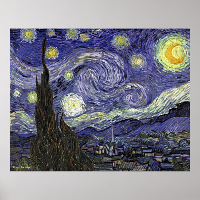 IMPRESSÕES E POSTERS VINCENT VAN GOGH CANVAS - PRE (Frente)