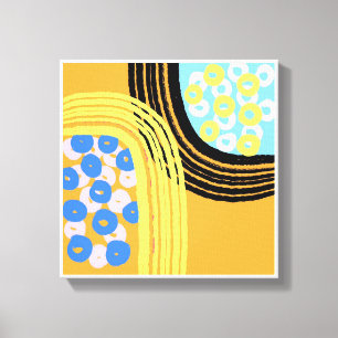 Impressões Laranja de Arte Simples Original